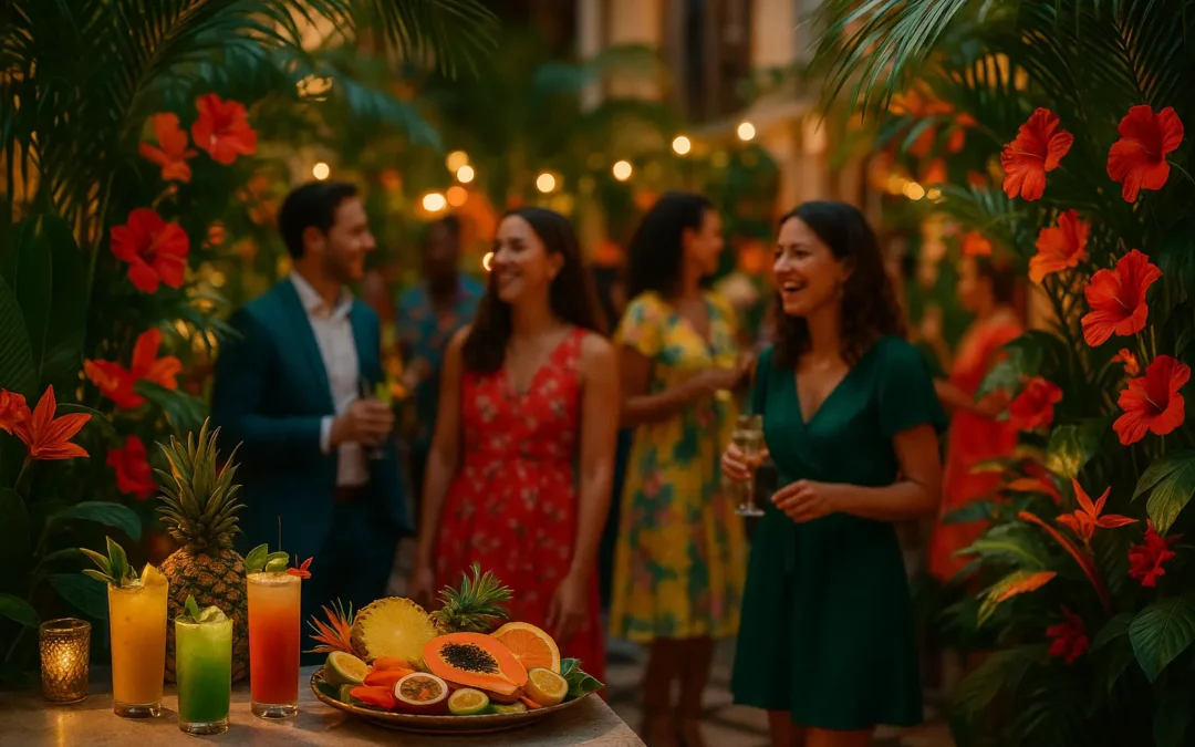 Soirée d&rsquo;entreprise thème tropical en Ile-de-France
